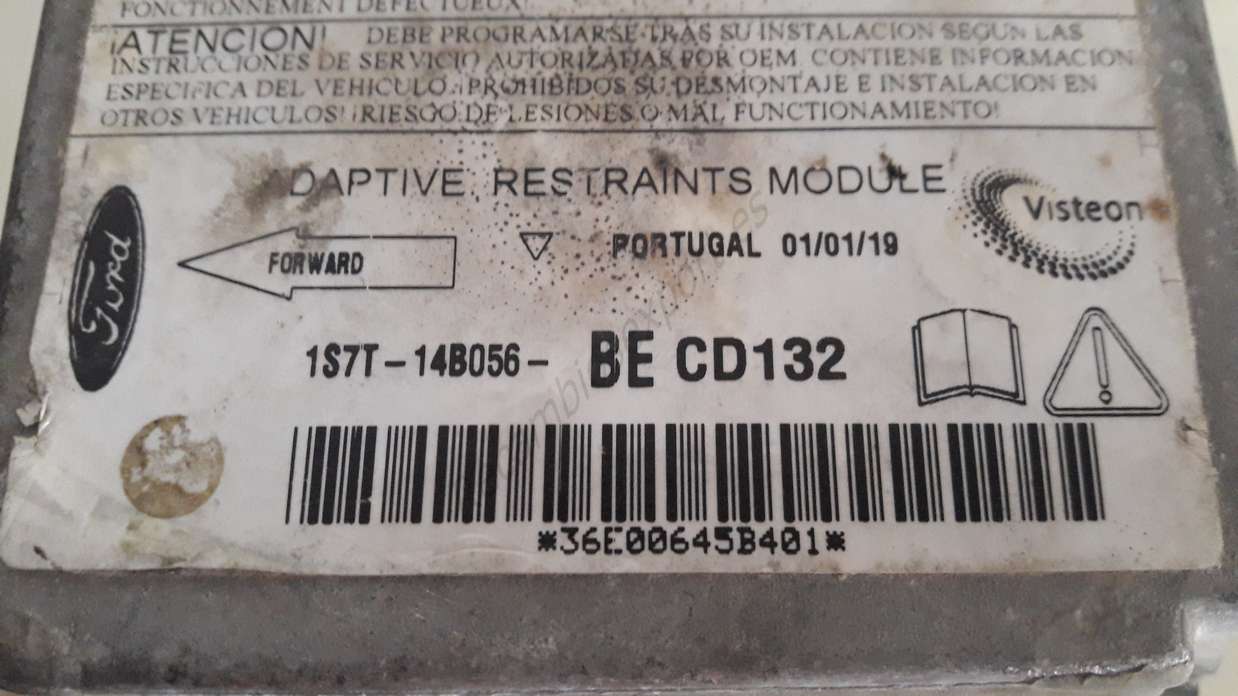 Centralita Airbag Ford Mondeo 1S7T14B056BE 1S7T 14B056 BE CD132 - foto 2