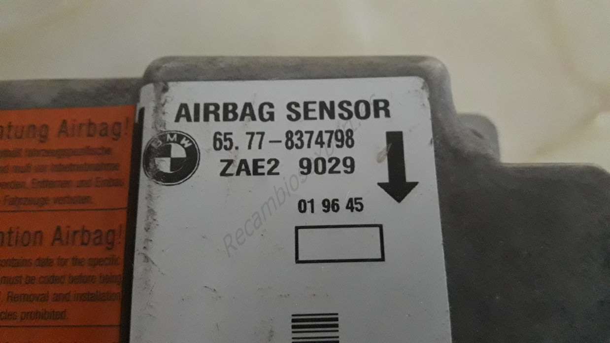 Airbag Centralita BMW E36 TEMIC 65778374798 65.77-8374798 ZAE2 9029 - foto 2
