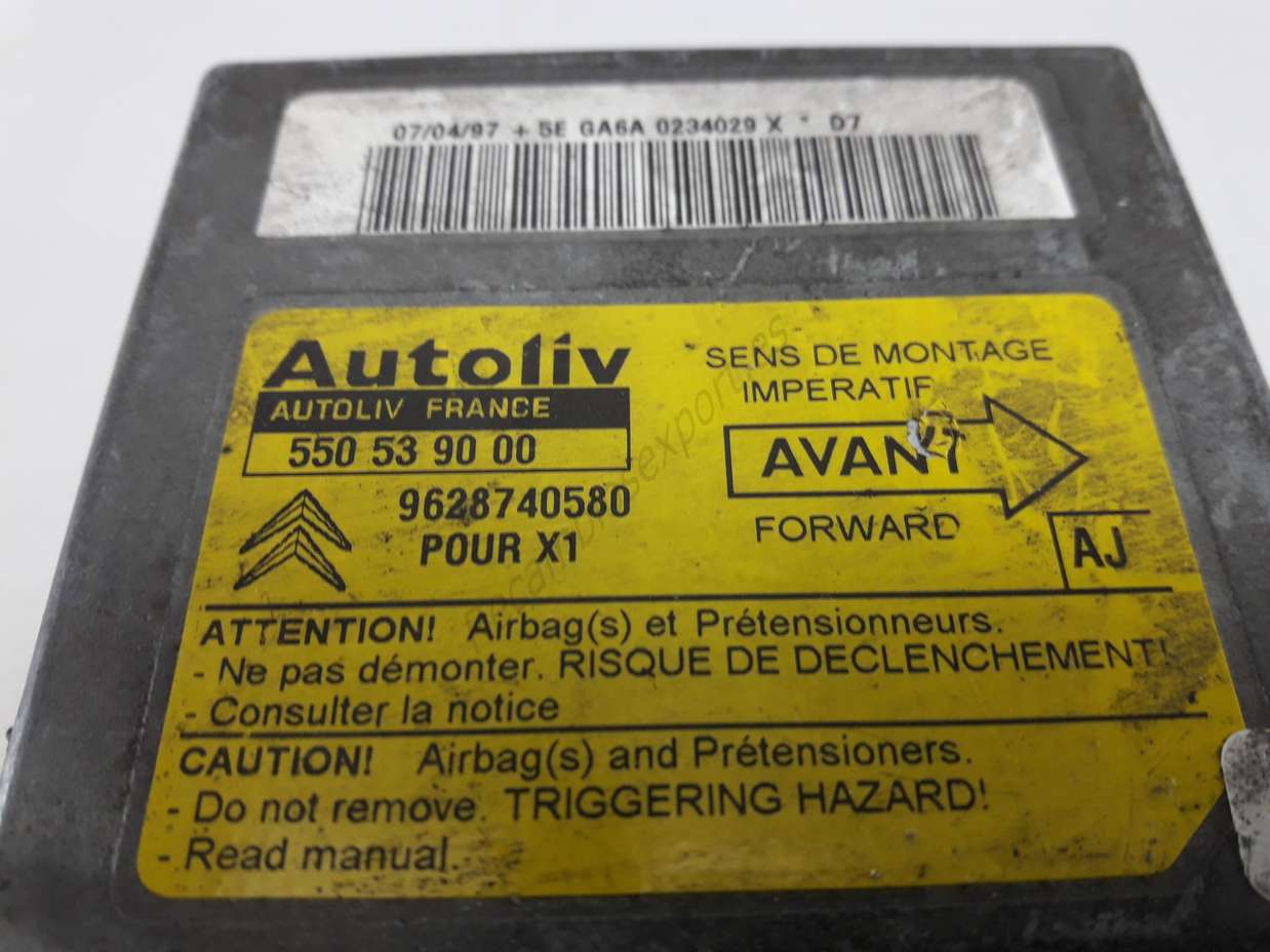 Airbag Centralita Citroen Xantia 9628740580 AJ Autoliv 550539000 550 53 90 00 - foto 2