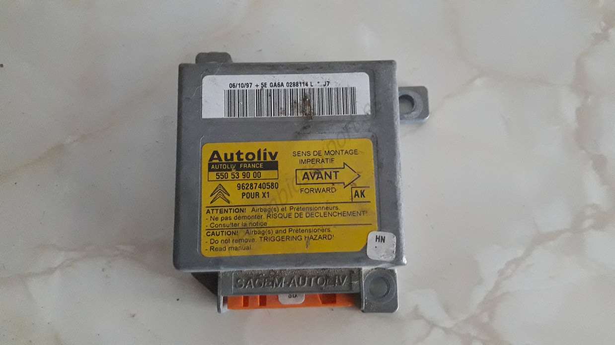 Centralita Airbag Citroen Xantia 9628740580 AK Autoliv 550539000 550 53 90 00 - foto 1