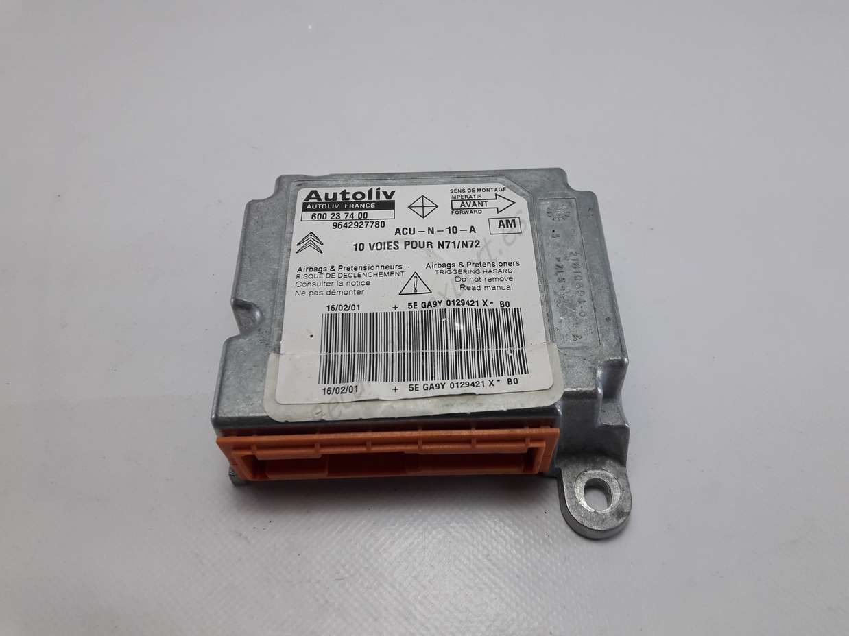 Airbag Centralita Citroen Xsara 9642927780 AM AUTOLIV 600237400 600 23 74 00 - foto 1