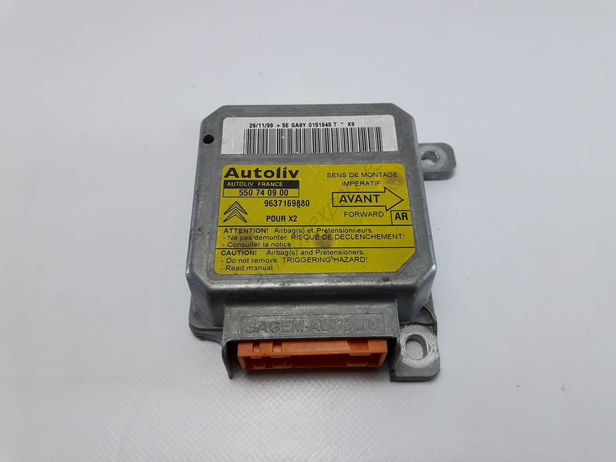 Airbag Centralita Crash Sensor Citroen Xantia (AR) 9639015480 AUTOLIV 550 74 09 00 550740900 - foto 1