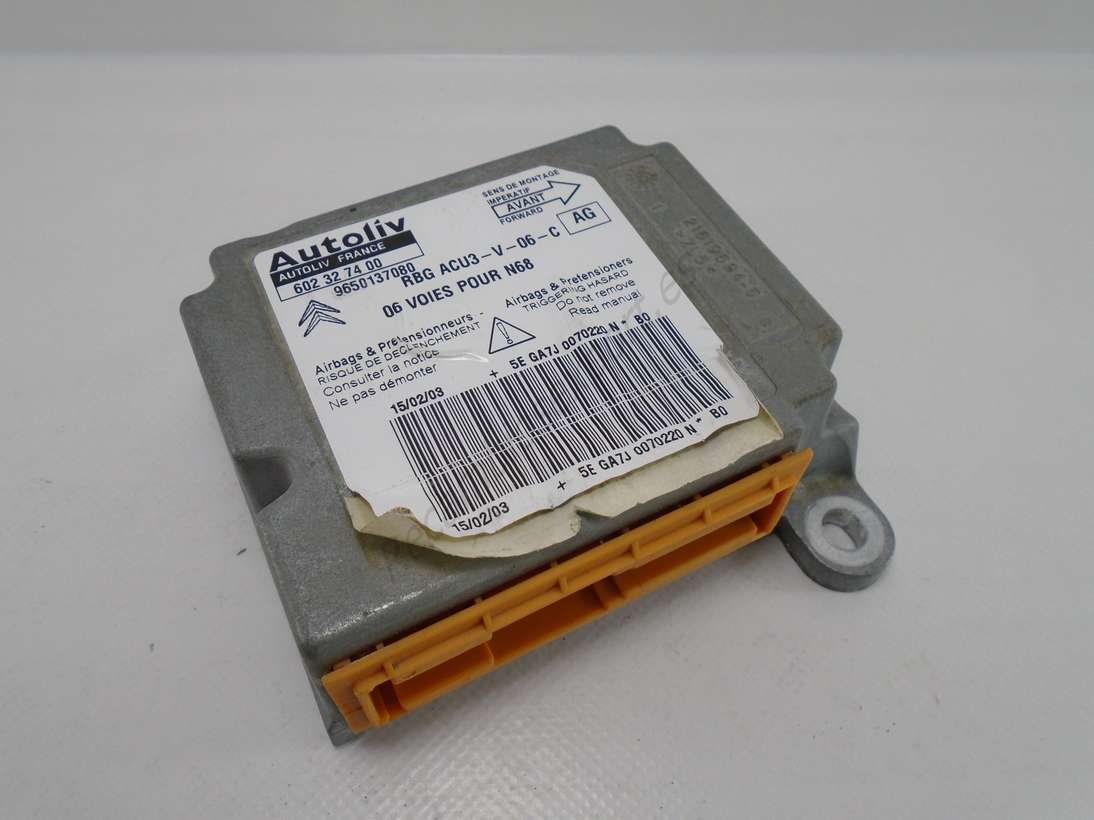 Airbag Centralita Crash Sensor Citroen Xsara Picasso AUTOLIV 602327400 602 32 74 00 9650137080 AG - foto 1
