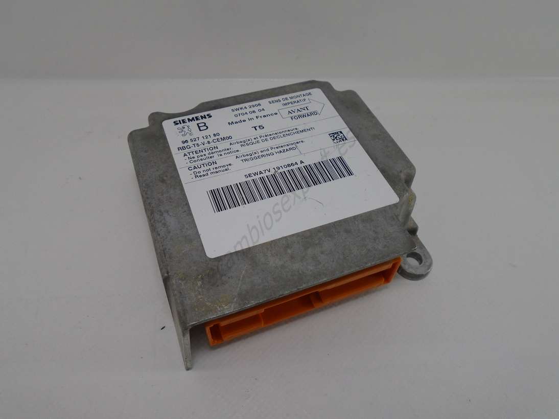Centralita Airbag Peugeot 307 9652712180 96 527 121 80 SIEMENS 5WK42908 5WK4 2908 - foto 1