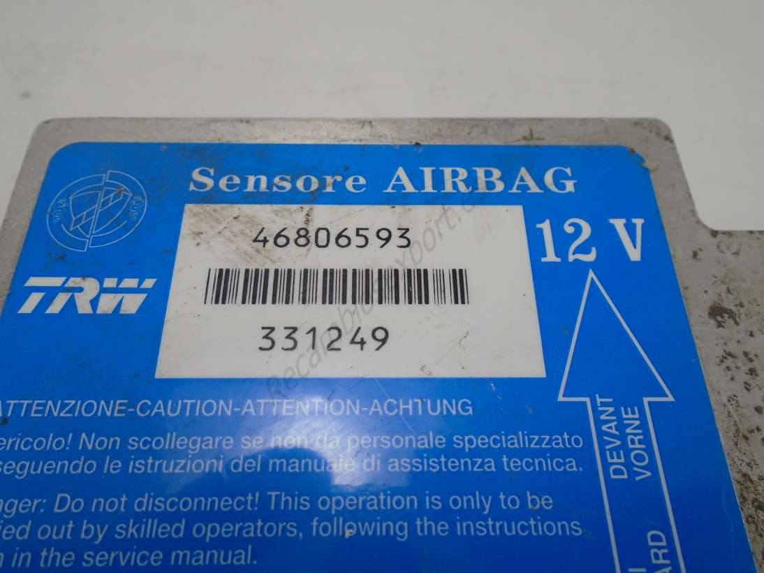 Airbag Centralita Fiat Punto TRW 46806593 331249 - foto 2