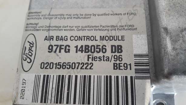 Airbag Centralita Ford Fiesta 97FG14B056DB 97FG 14B056 DB - foto 2