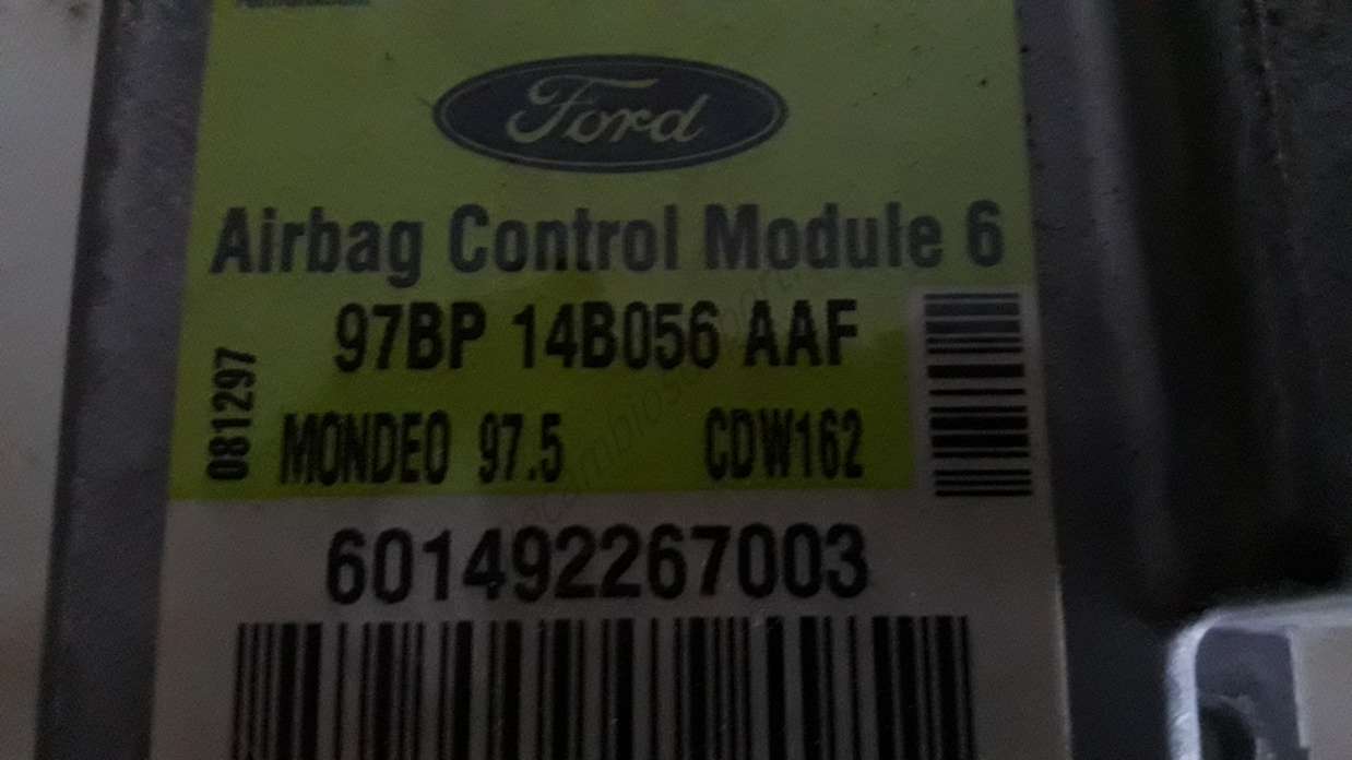 Airbag Centralita Ford Mondeo 97BP14B056AAF 97BP 14B056 AAF - foto 2