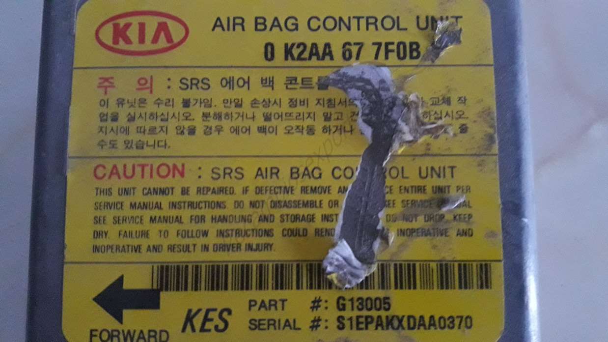 Airbag Centralita Kia Shuma Sephia Spectra 0K2AA677F0B 0 K2AA 67 7F0B - foto 2