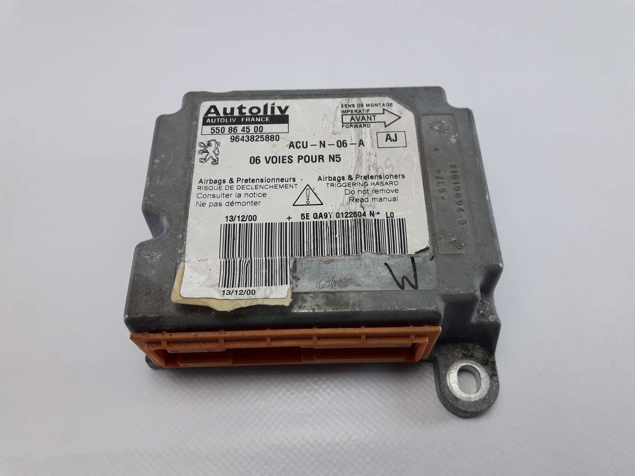 Airbag Centralita Peugeot 306 9643825880 (AJ) Autoliv 550864500 550 86 45 00 - foto 1