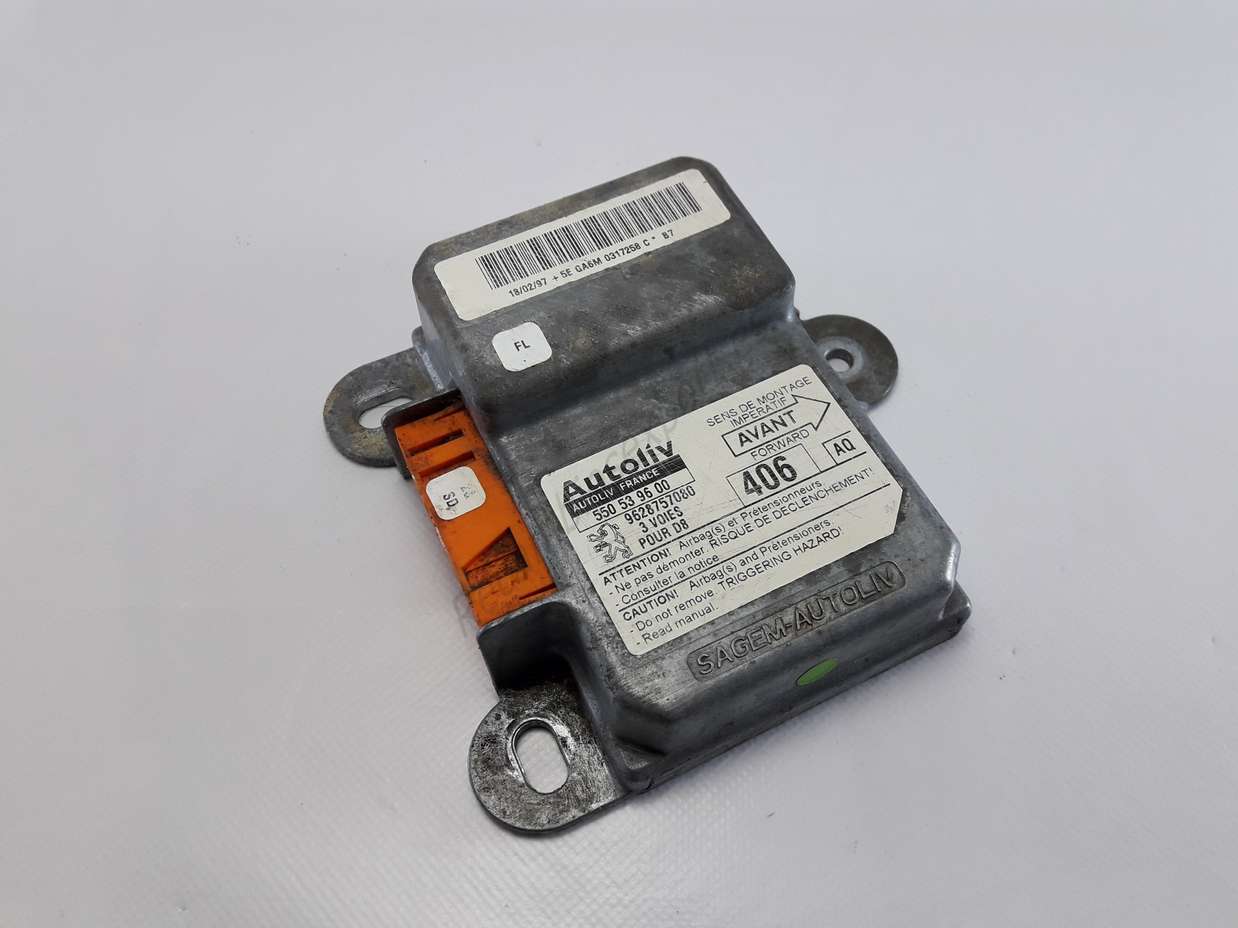 Centralita Airbag Peugeot 406 AQ 9628757080 AUTOLIV 550539600 550 53 96 00 - foto 1
