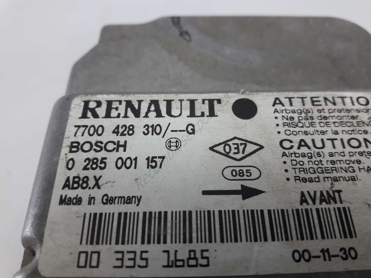 Centralita Airbag Renault Clio 7700428310G 7700 428 310 G BOSCH 0 285 001 157 0285001157 - foto 2