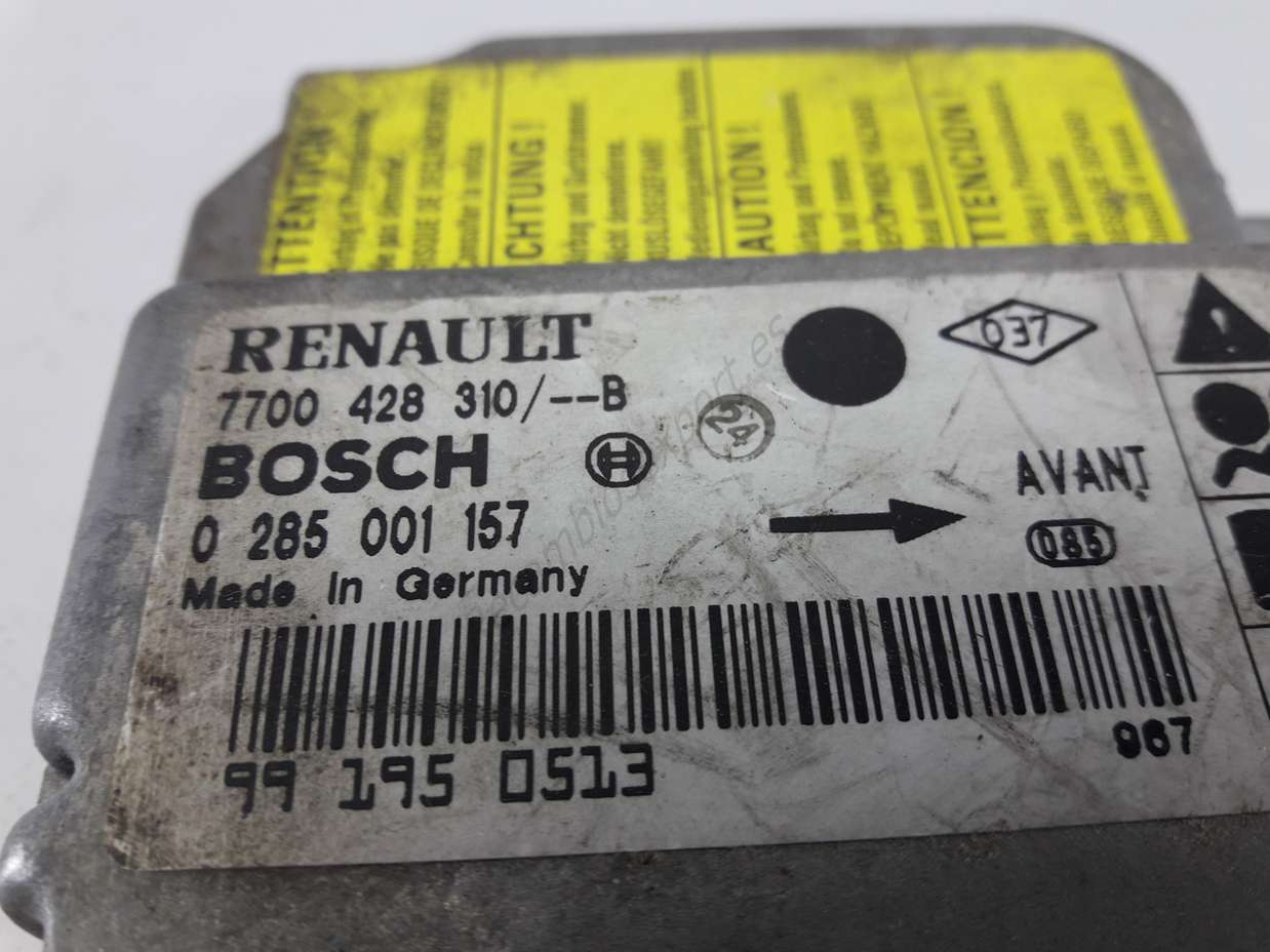 Airbag Centralita Renault Clio II 7700428310B 7700 428 310 B 0285001157 0 285 001 157 - foto 2