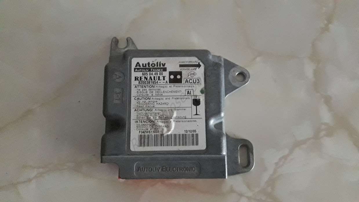 Airbag Centralita Renault Kangoo (AI) 8200381654A 8200381654--A AUTOLIV 605044900 605 04 49 00 - foto 1