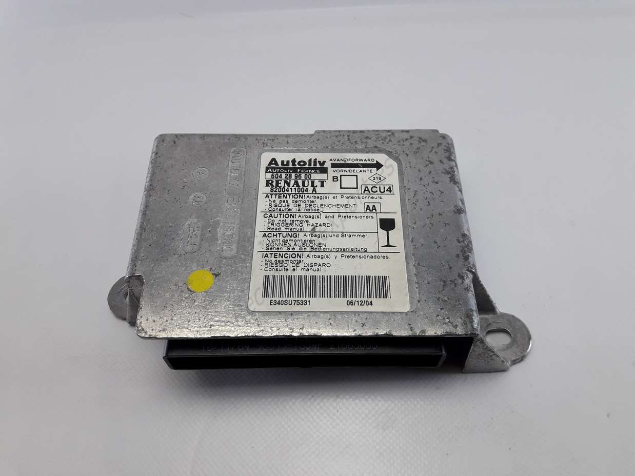 Airbag Centralita Renault Megane 2 (AA) 8200411004A 8200411004 A AUTOLIV 604289600 604 28 96 00 604289600B - foto 1