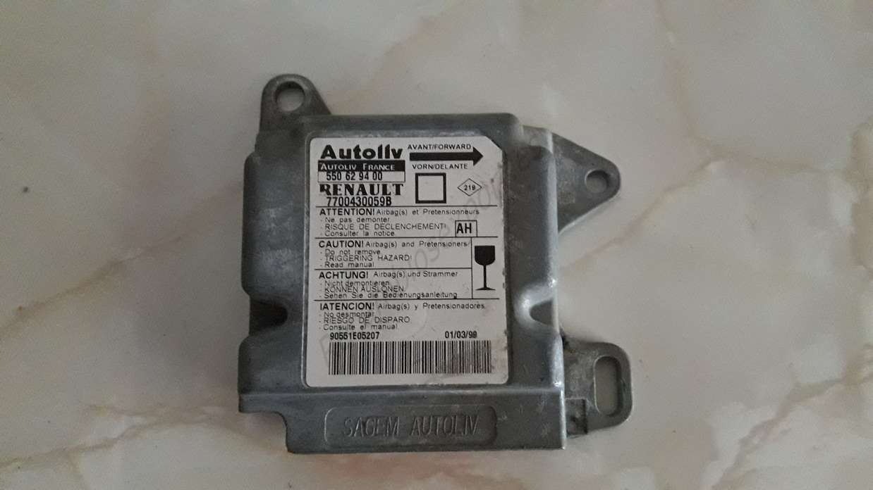 Airbag Centralita Renault Megane(AH)7700430059B AUTOLIV 550629400 550 62 94 00 - foto 1