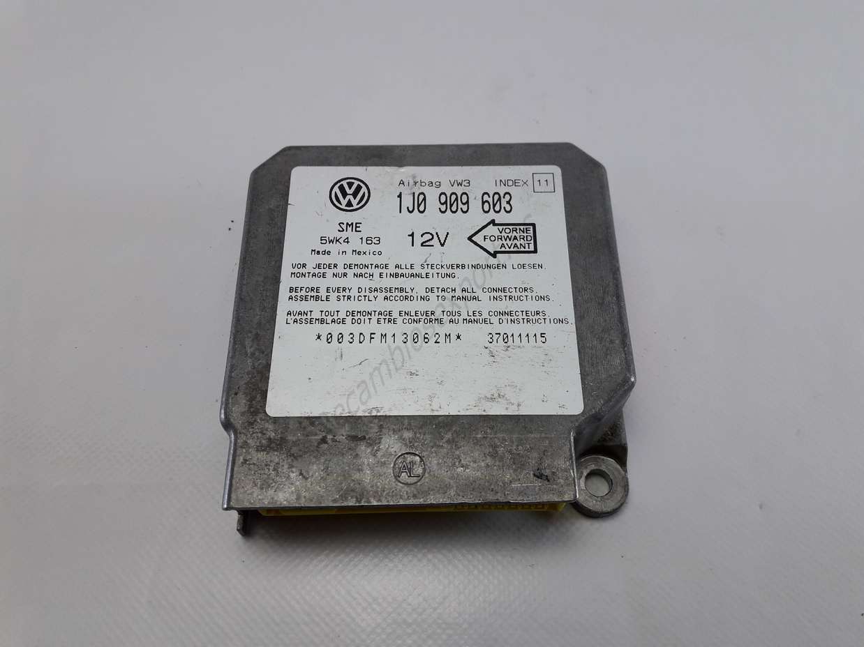 Centralita Airbag VW Polo Seat Ibiza Cordoba 1J0909603 1J0 909 603 1JO909603 Siemens 5WK4163 5WK4 163 index 11 - foto 1