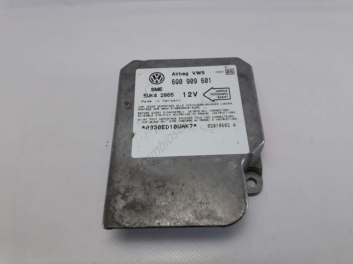 Airbag centralita VW volkswagen caddy lupo polo seat arosa skoda octavia vw5 6q0909601 6q0 909 601 6qo909601 index 06 siemens 5wk42865 5wk4 2865 - foto 1