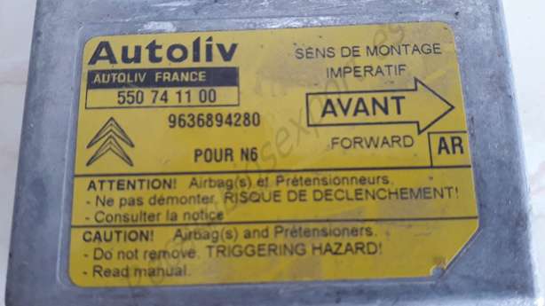 Centralita airbag Citroen Xsara 9636894280 Autoliv 550741100 AR - foto 2
