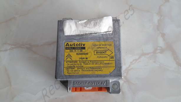 Centralita airbag Citroen Xsara 9636894280 Autoliv 550741100 AR - foto 1