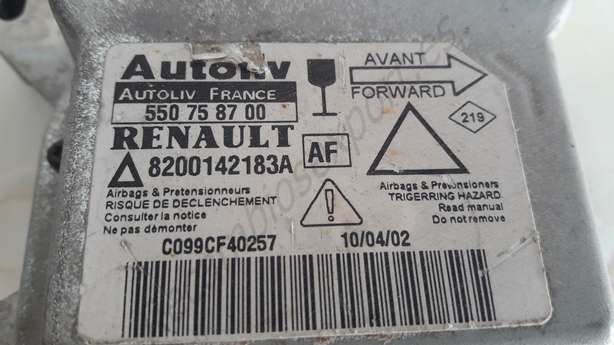 Centralita Airbag Renault Laguna 8200142183A Autoliv 550758700 AF - foto 2