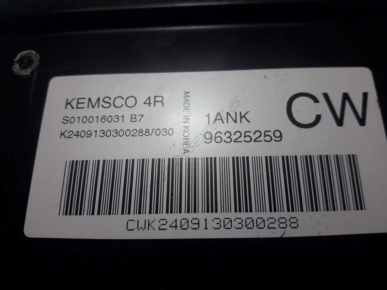 CENTRALITA MOTOR DAEWOO MATIZ S010016031 B6 S010016031B6 96325259 CW - foto 2