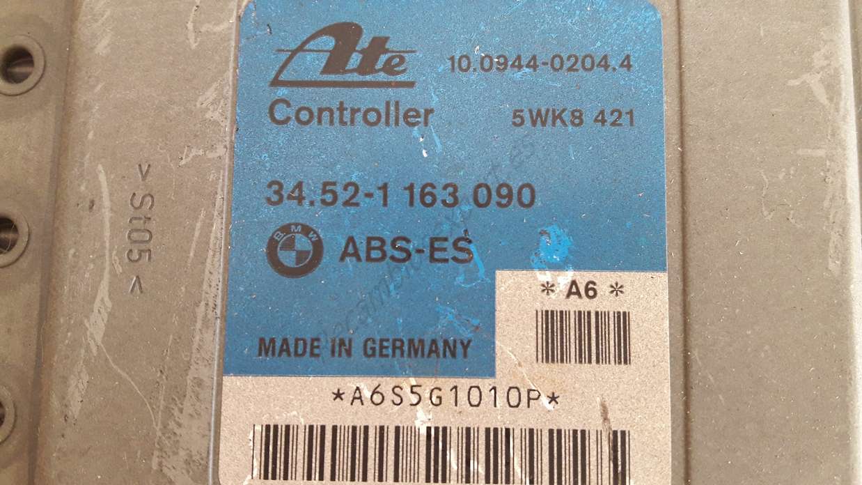 Centralita ABS-ES BMW 34.52-1 163 090 34521163090 1 163 090 ATE 10. 0944-0204. 4 10094402044 5WK8421 5WK8 421 - foto 2