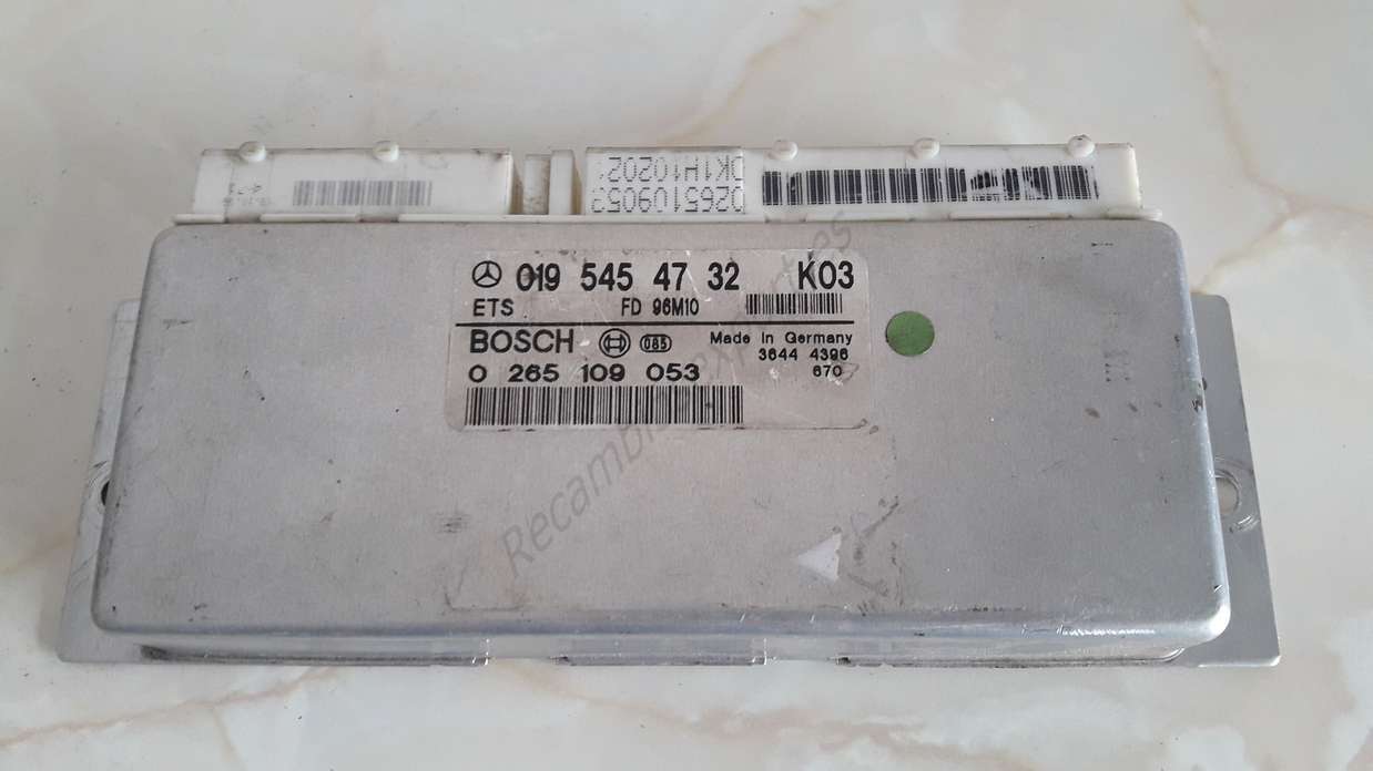 Centralita ABS ETS Mercedes Clase E W208 W210 0195454732 K03 019 545 47 32 K03 BOSCH 0 265 109 053 0265109053 - foto 1