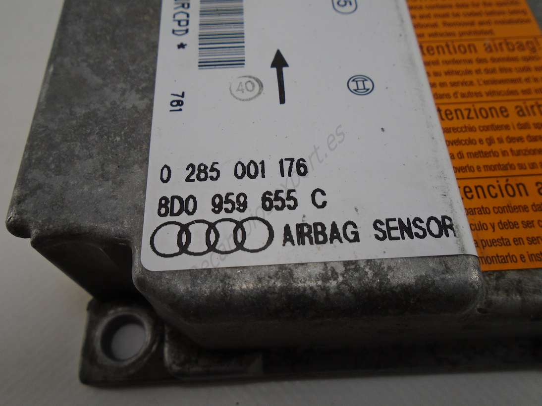 Centralita Airbag AUDI 8D0959655C 8D0 959 655 C BOSCH 0285001176 0 285 001 176 - foto 2