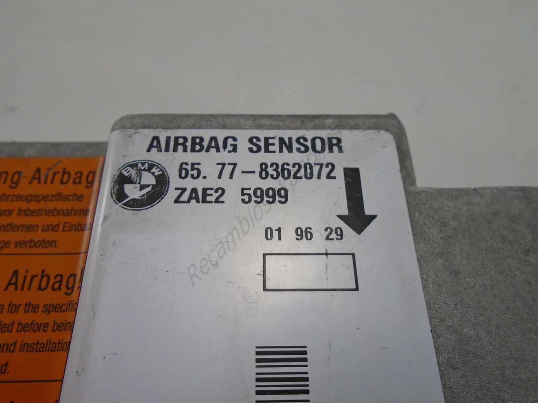 Centralita Airbag BMW 65778362072 65. 77-8362072 ZAE2 - foto 2