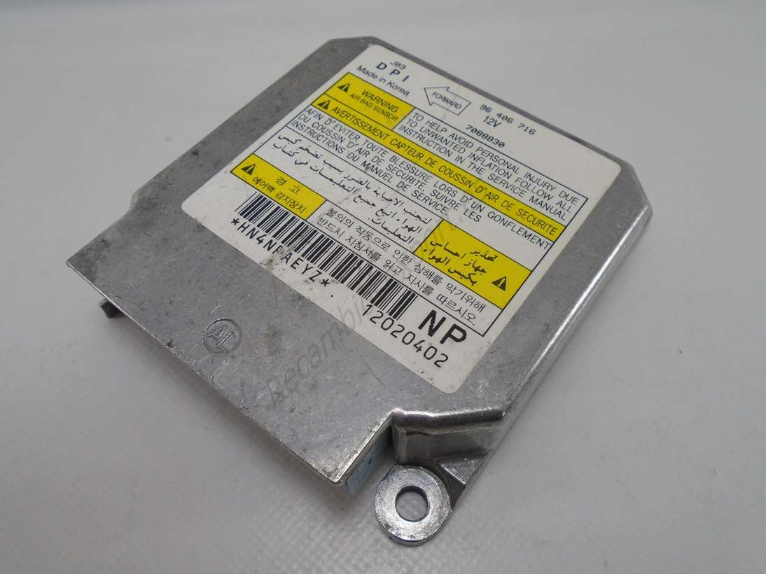 Centralita Airbag CHERVOLET 96 406 716 96406716 7088830 NP - foto 1