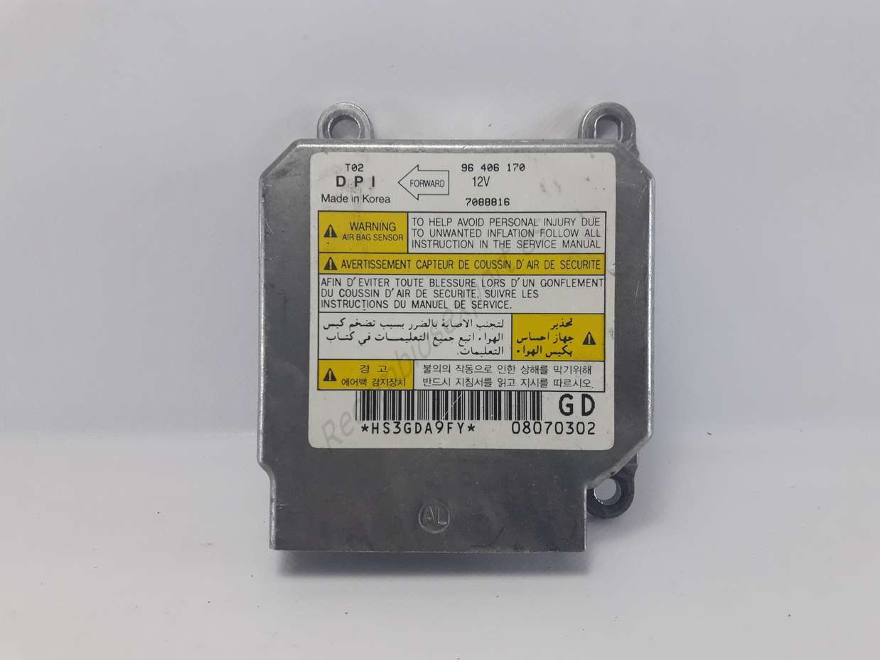 Centralita Airbag Chevrolet Aveo Daewoo 96406170 96 406 170 7088816 - foto 1