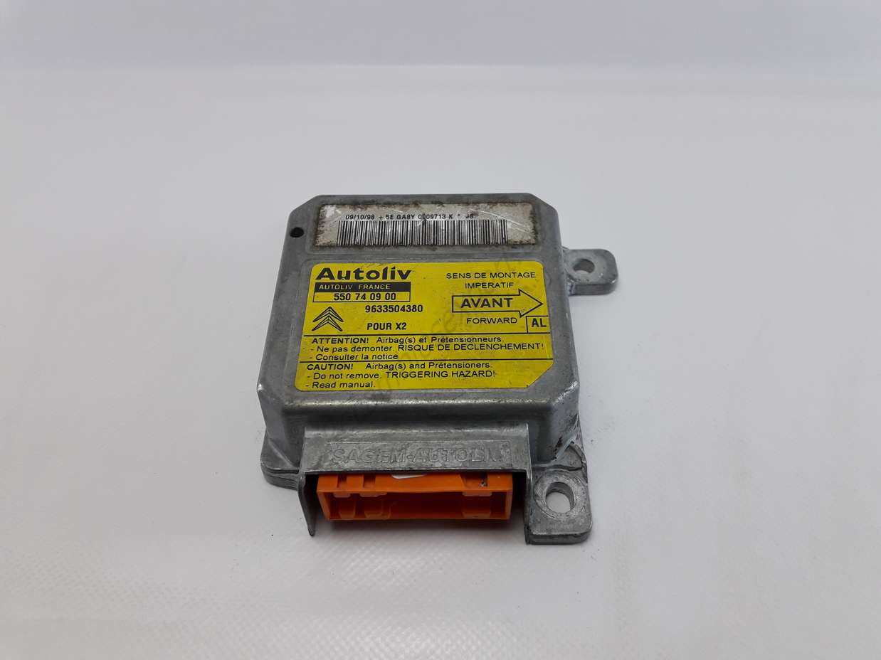 Centralita Airbag Citroen X2 PSA Autoliv 550740900 550 74 09 00 9633504380 AL - foto 1