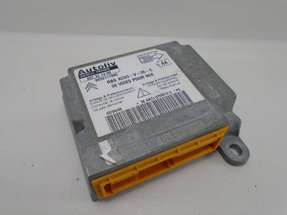 Centralita Airbag Citroen Xsara Picasso 9659111980 AA Autoliv 602327400 602 32 74 00 - foto 1