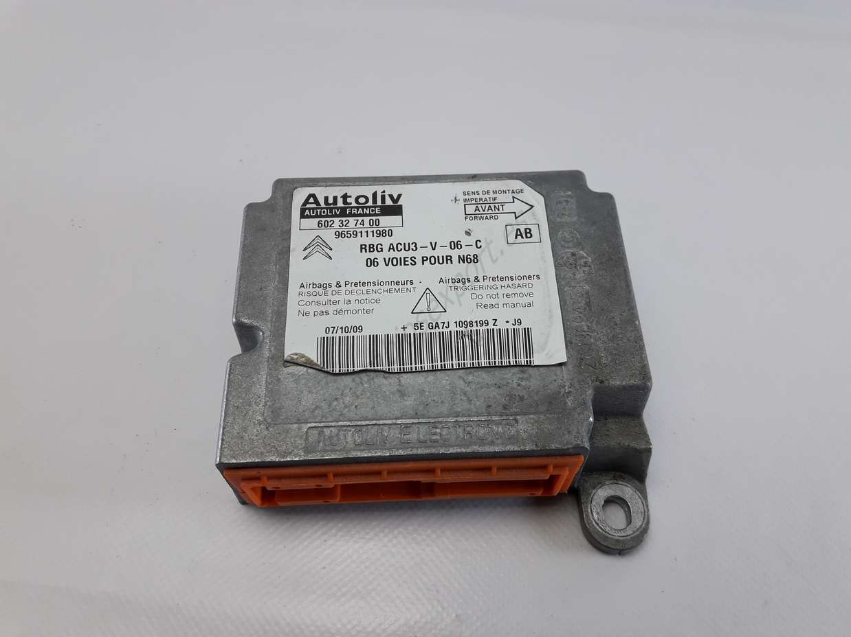Centralita Airbag Citroen Xsara Picasso 9659111980 (AB) AUTOLIV 602327400 602 32 74 00 - foto 1