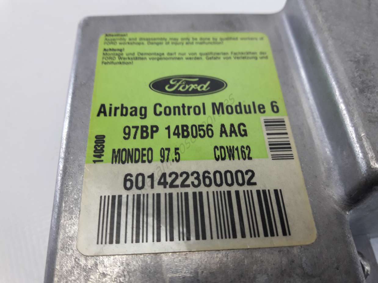 Centralita Airbag Crash Sensor Ford Mondeo 97 2 1, 8 1997 CDW162 97BG14B056AAG 97BG 14B056 AAG - foto 2