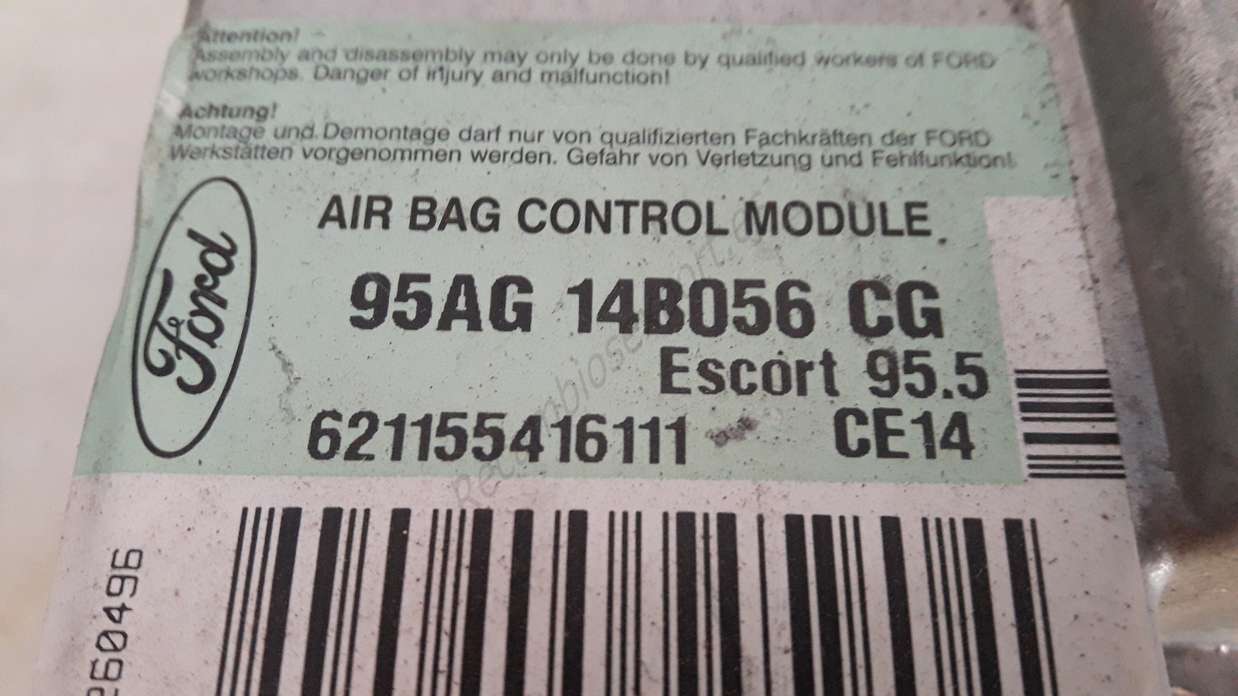 Centralita Airbag Ford Escort 95AG14B056CG 95AG 14B056 CG - foto 2