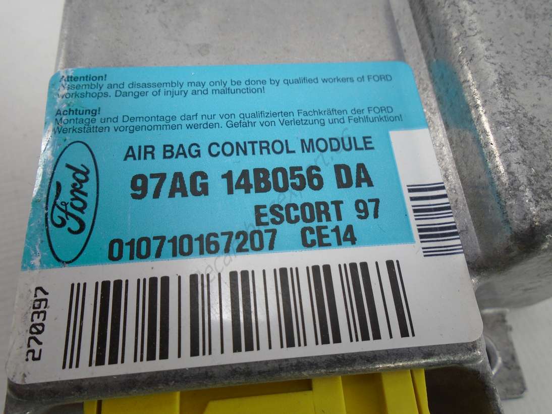 Centralita Airbag Ford Escort 97AG14B056DA 97AG 14B056 DA - foto 2