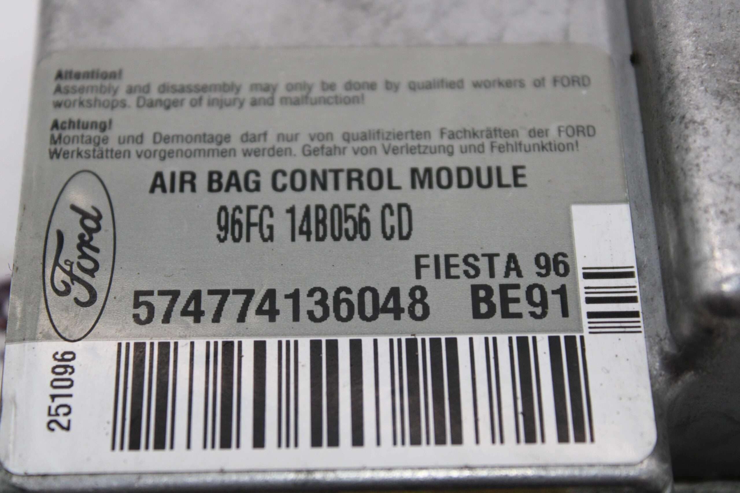 Centralita Airbag Ford Fiesta - foto 2