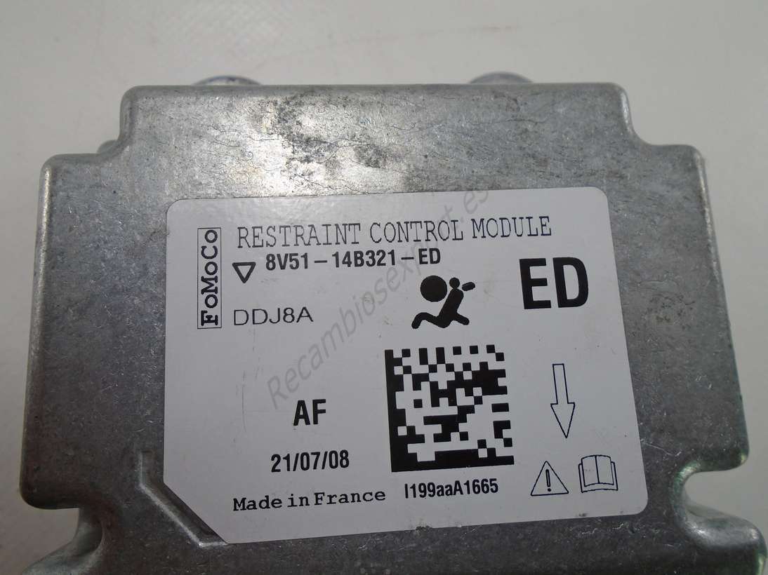 Centralita Airbag Ford Fiesta Trend 8V5114B321ED 8V51 14B321 ED - foto 2