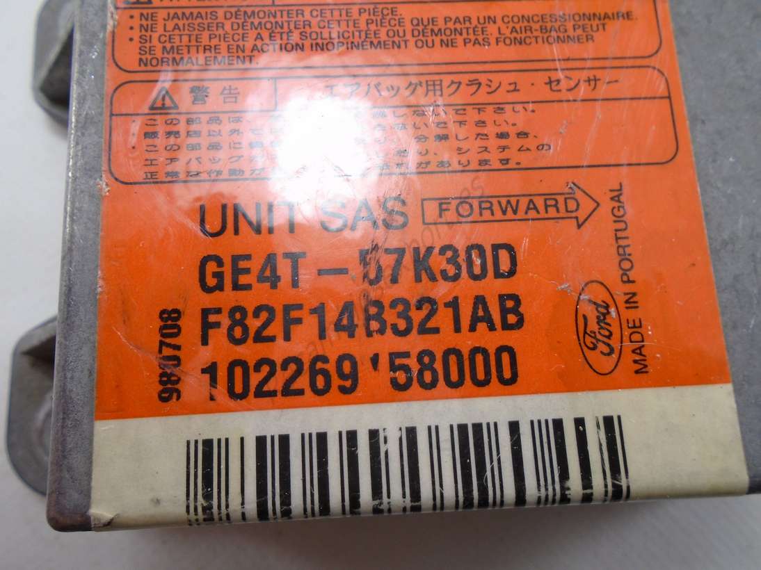 Centralita Airbag Ford Mazda GE4T57K30D GE4T 57K30D F82F14B321EB - foto 2