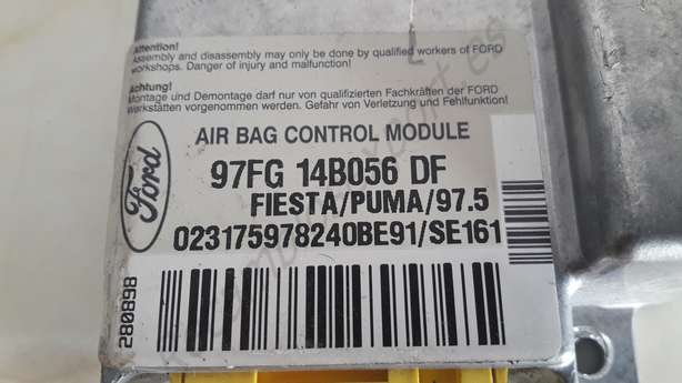 Centralita Airbag Ford Puma Fiesta 97FG14B056DF 97FG 14B056 DF - foto 2