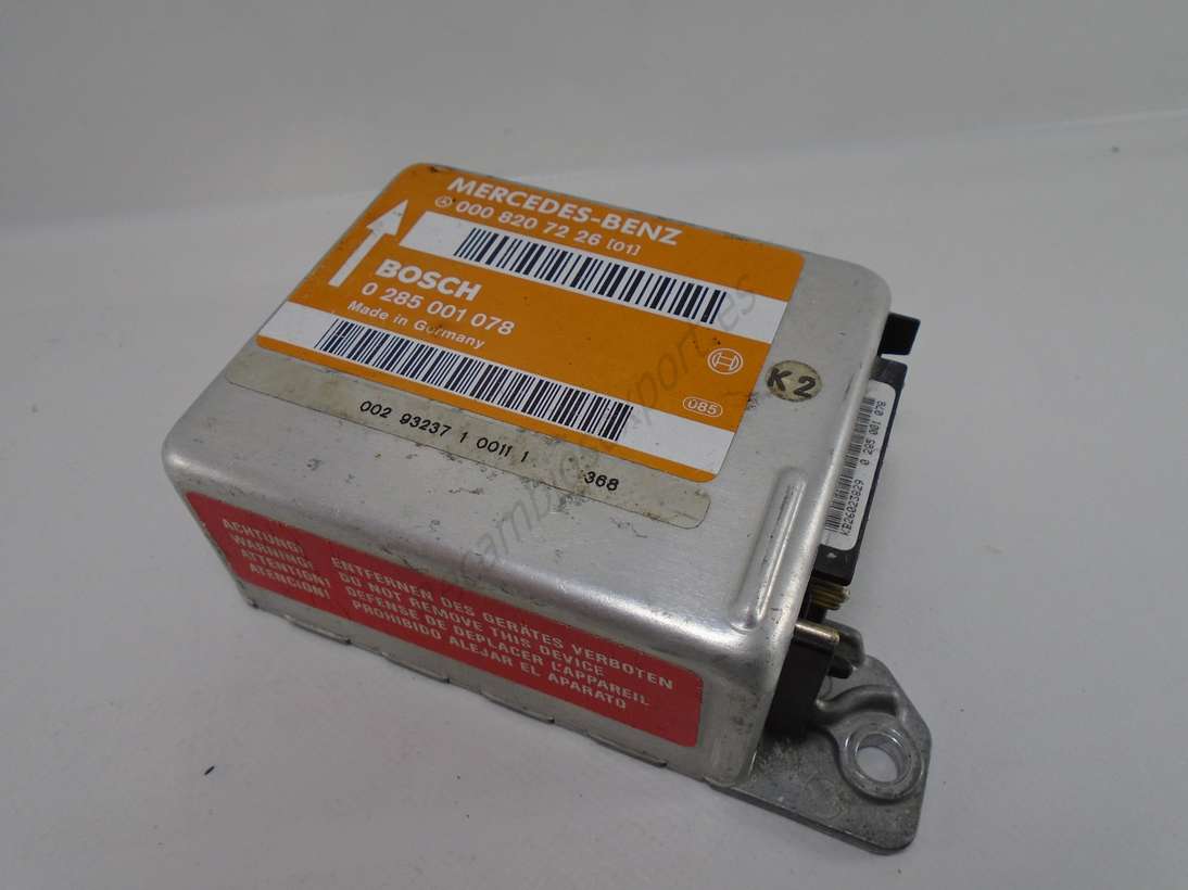 Centralita Airbag Mercedes 0008207226 000 820 72 26 BOSCH 0285001078 0 285 001 078 - foto 1