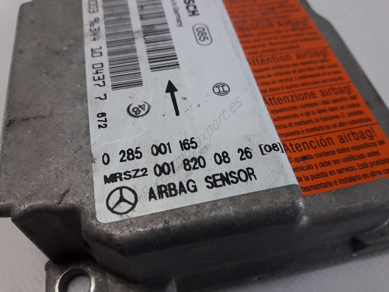 Centralita Airbag Mercedes W208 0285001165 0 285 001 165 MRSZ2 0018200826 001 820 08 26 - foto 2