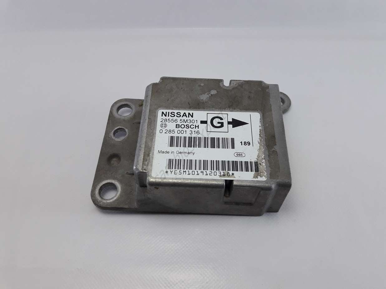 Sensor de airbag Nissan Almera 285565M301 285565M301G 28556 5M301 G BOSCH 0285001316 0 285 001 316 - foto 1