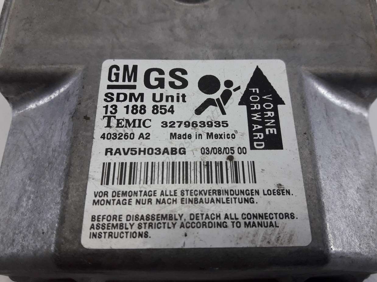 Centralita Airbag Opel Astra 13188854  13 188 854 - foto 2