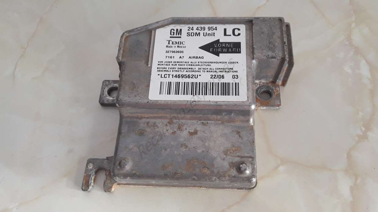 Centralita de Airbag Opel Corsa GM 24439954 24439954LC 24 439 954 LC TEMIC 327963935 - foto 1