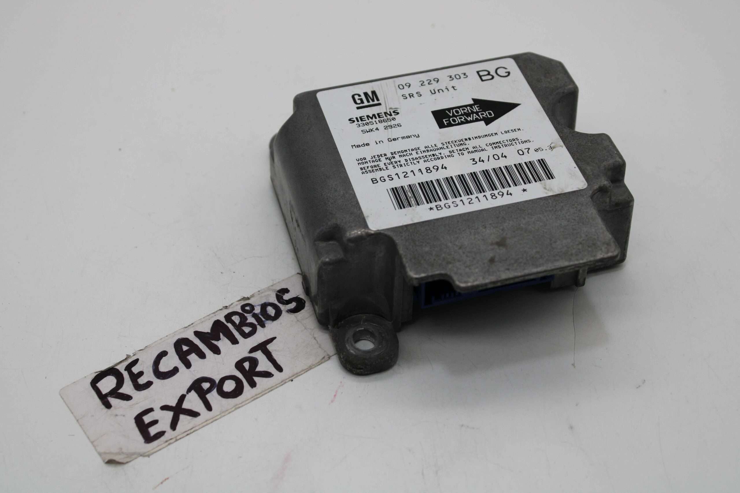 Centralita Airbag Opel Zafira - foto 1