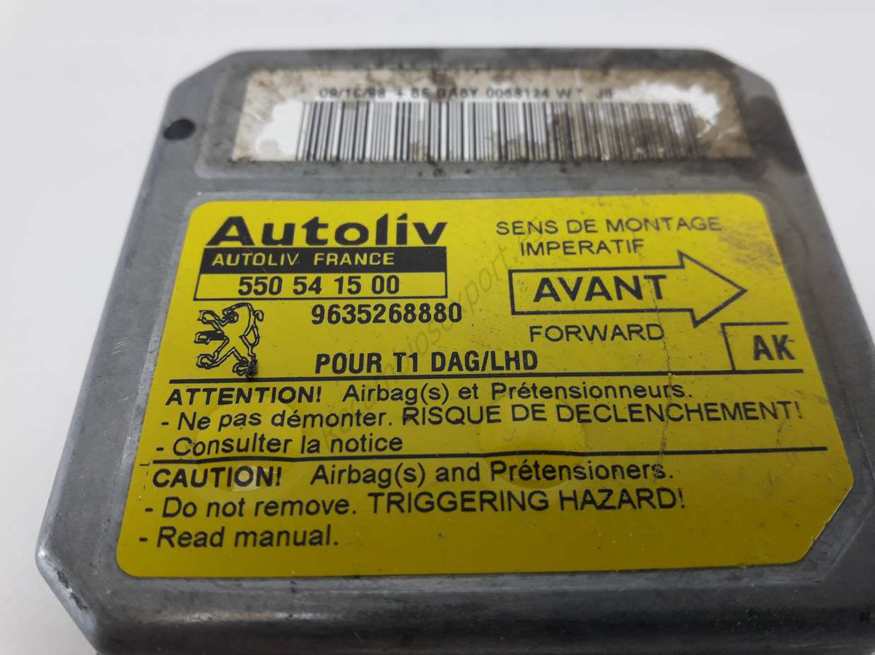 Centralita Airbag Peugeot 206 T1 9635268880 AK Autoliv 550541500 550 54 15 00 - foto 2