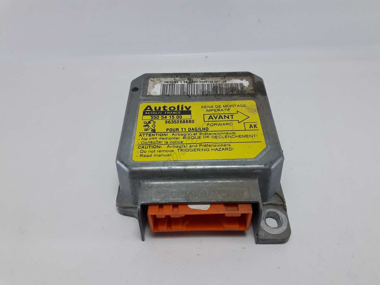 Centralita Airbag Peugeot 206 T1 9635268880 AK Autoliv 550541500 550 54 15 00 - foto 1