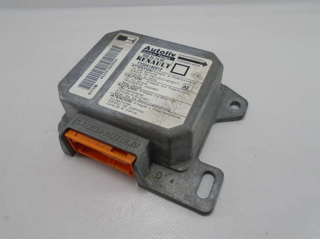 Centralita Airbag Renault 7700414091F Autoliv 550347400 550 34 74 00 AE - foto 1
